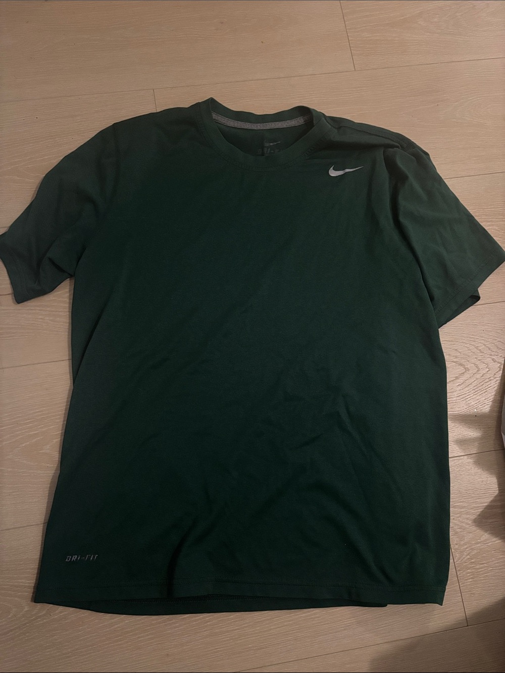 Nike Men’s Dark Green Short-Sleeve Dri-FIT Tee
